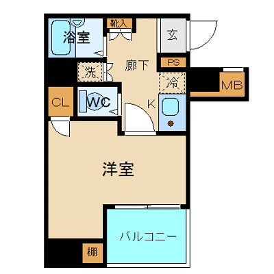 ヴィーダ勝どきの物件間取画像