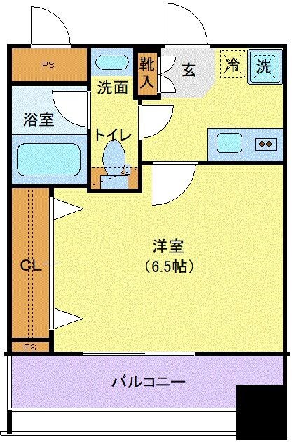 西横浜駅 徒歩5分 11階の物件間取画像