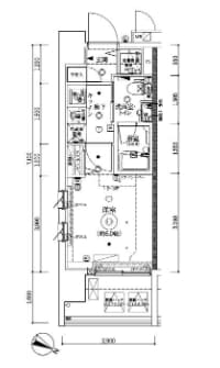 クレイシア横濱阪東橋の物件間取画像