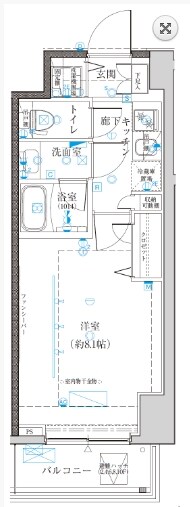 川崎駅 徒歩14分 10階の物件間取画像