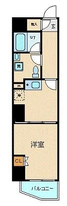 横浜駅 徒歩9分 4階の物件間取画像