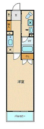 横浜駅 徒歩5分 10階の物件間取画像