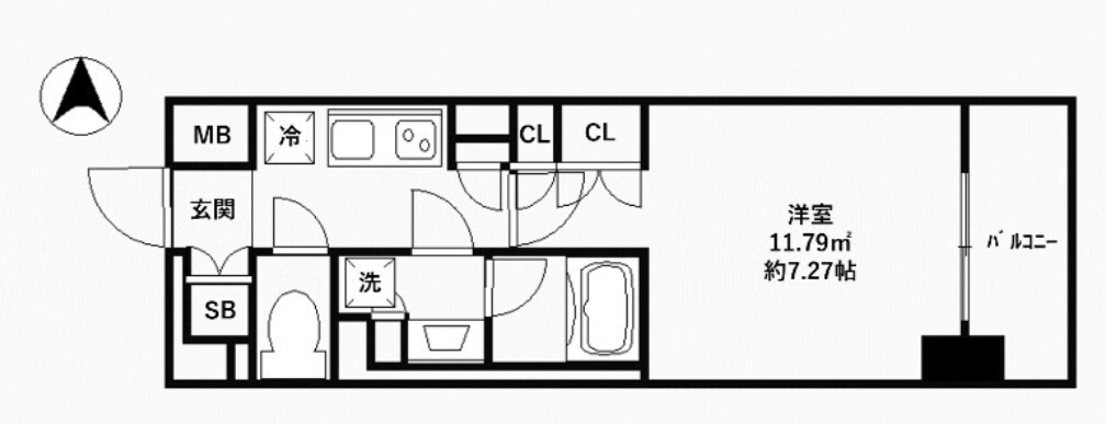 ＴＦレジデンス川崎殿町ＥＡＳＴの物件間取画像