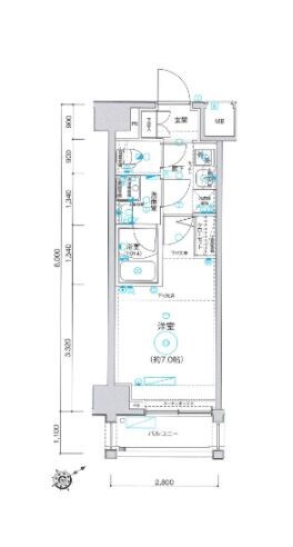 Le`a横濱西口弐番館の物件間取画像