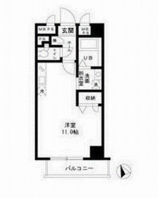 IMICA楠の物件間取画像