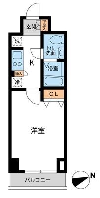CassiaKawasakiResidence　旧カッシア川崎レジデンスの物件間取画像