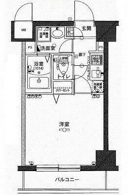 グリフィン横浜・フィオーレの物件間取画像