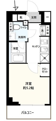 クラリッサ横浜ロッソの物件間取画像