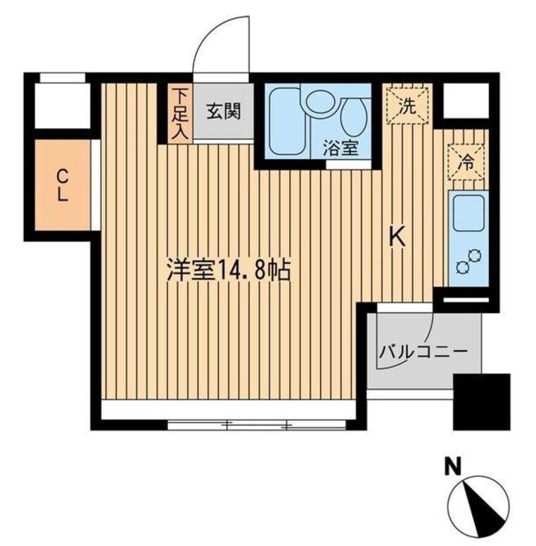 メゾン・デュ・オーラ山下町の物件間取画像