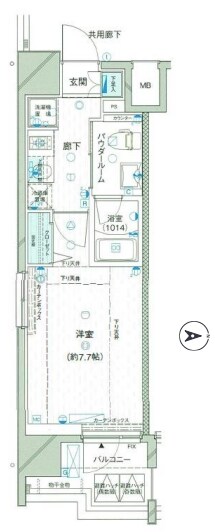 レグラス横浜吉野町の物件間取画像