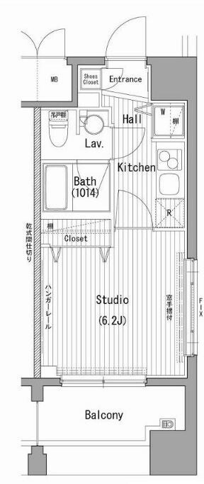 伊勢佐木長者町駅 徒歩3分 4階の物件間取画像