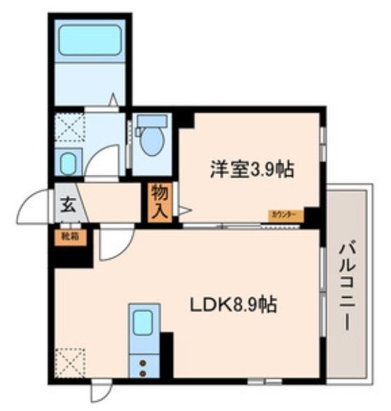 大口駅 徒歩12分 1階の物件間取画像