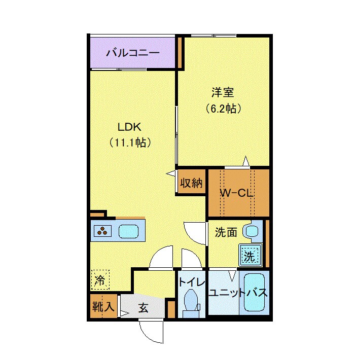 リバービュー打越の物件間取画像
