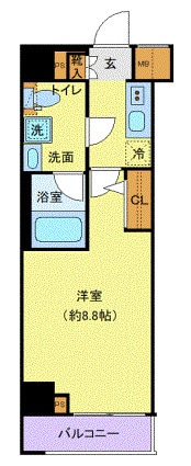 crostone川崎の物件間取画像