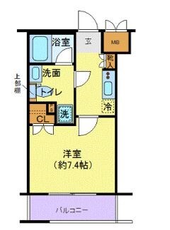 エクセリア溝ノ口の物件間取画像