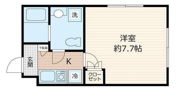 川崎駅 徒歩7分 2階の物件間取画像