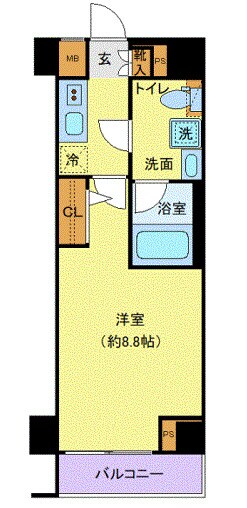 crostone川崎の物件間取画像