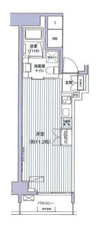 川崎駅 徒歩12分 4階の物件間取画像