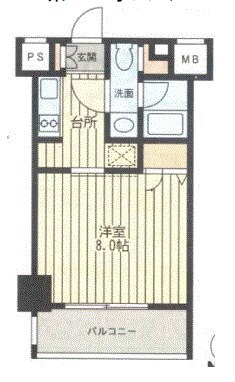 レジディア新横浜の物件間取画像