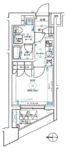 川崎駅 徒歩8分 4階の物件間取画像