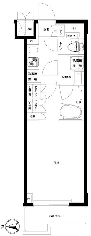 ルーブル川崎八番館の物件間取画像