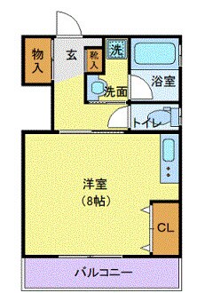 ベルータカギの物件間取画像