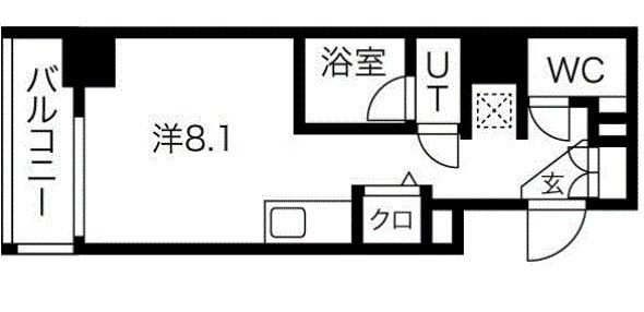 クラリッサ横浜ノワールの物件間取画像