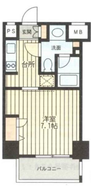 レジディア新横浜の物件間取画像