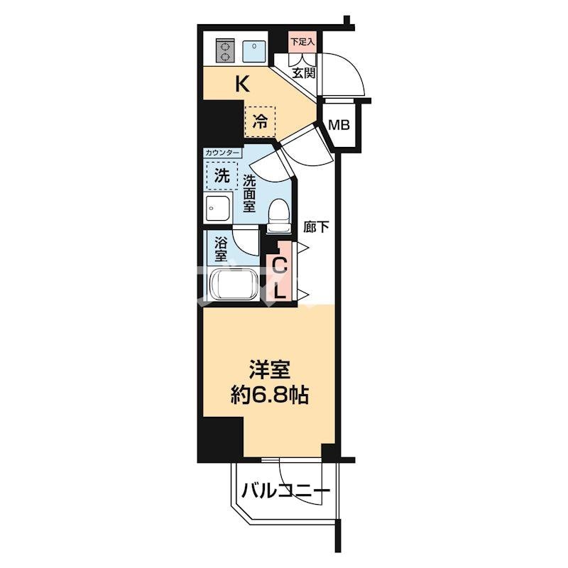 ガレリアレジデンス石川町の物件間取画像