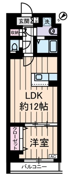 関内駅 徒歩11分 8階の物件間取画像