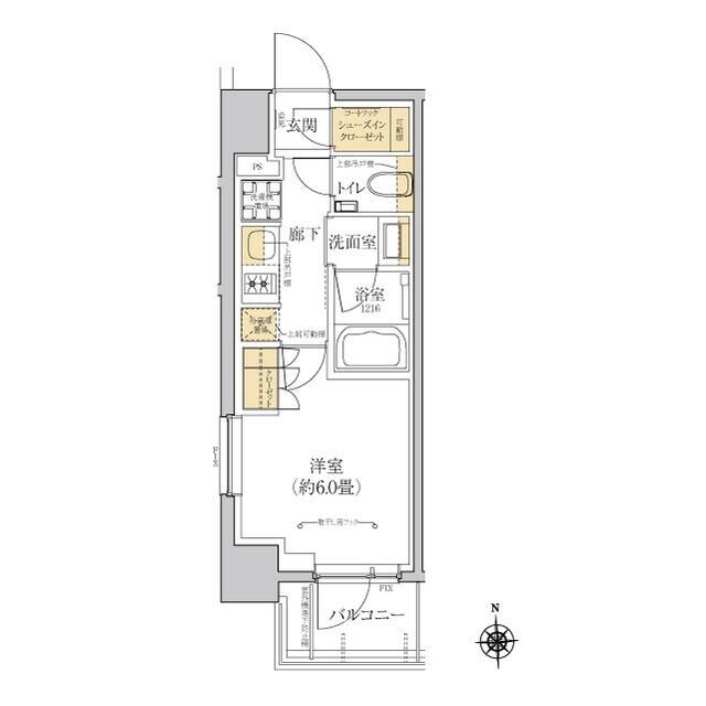 グレーシアフィット横浜の物件間取画像