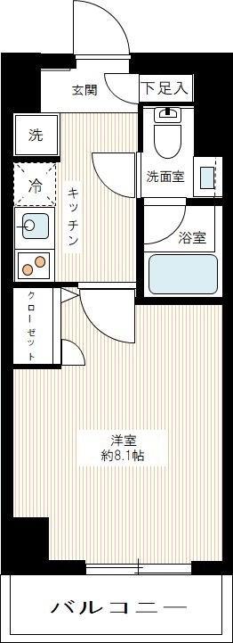 梅屋敷駅 徒歩10分 3階の物件間取画像