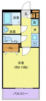 花月総持寺駅 徒歩4分 3階の物件間取画像