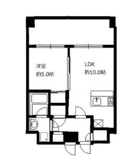 COMODO川崎の物件間取画像