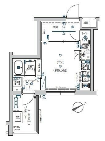 子安駅 徒歩4分 6階の物件間取画像