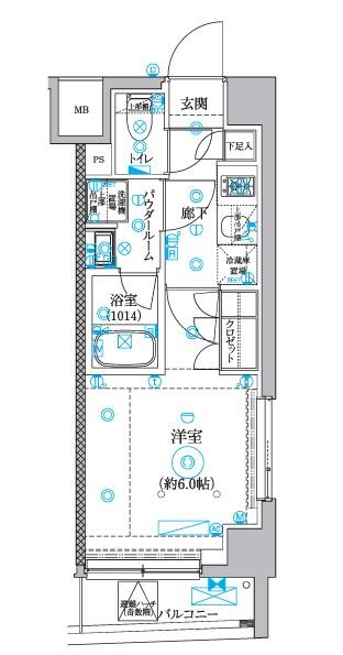 セジョリ横浜睦町の物件間取画像