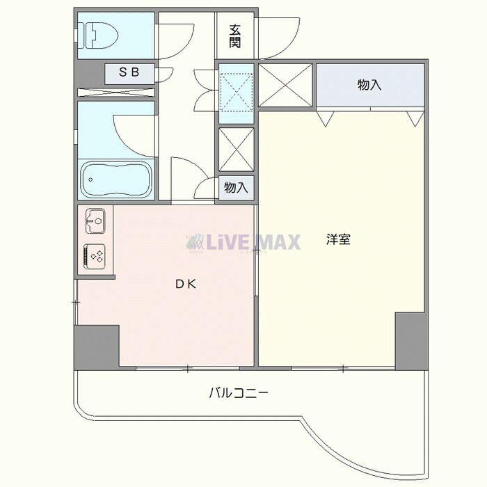 水戸駅 徒歩13分 8階の物件間取画像