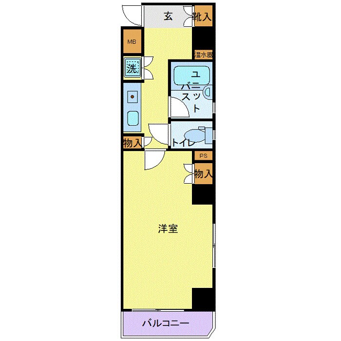 水戸駅 徒歩13分 3階の物件間取画像