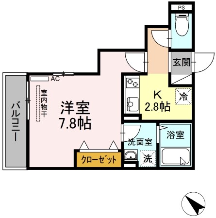 八丁畷駅 徒歩2分 3階の物件間取画像