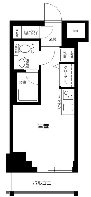 クラリッサ川崎ルーナの物件間取画像