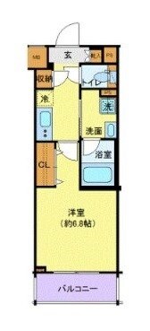 六郷土手駅 徒歩2分 2階の物件間取画像