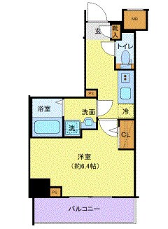 クレヴィスタ横浜矢向の物件間取画像