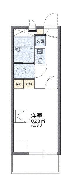 横浜駅 徒歩12分 4階の物件間取画像