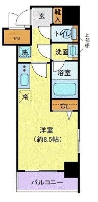 リーフコンフォート本厚木の物件間取画像