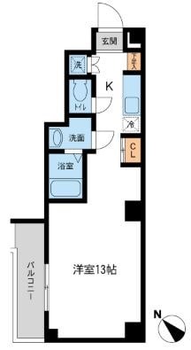 ＪＭＦレジデンス新横浜の物件間取画像