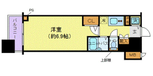 フェニックス川崎弐番館の物件間取画像