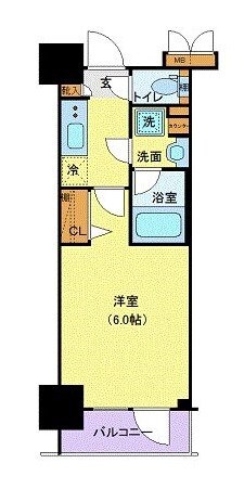 グランド・ガーラ立川の物件間取画像