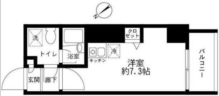 川崎駅 徒歩6分 3階の物件間取画像