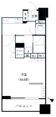 黄金町駅 徒歩2分 3階の物件間取画像