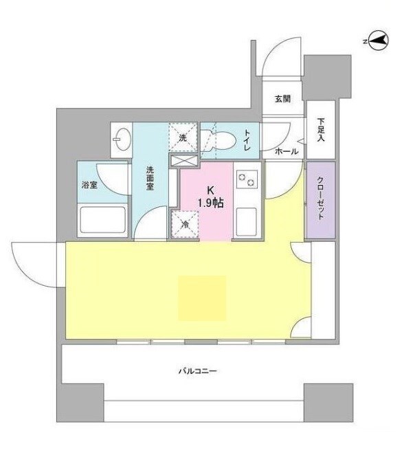 スタイリオ横浜反町の物件間取画像